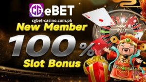 CGEBET Casino ay unang nagdeposito ng 100%